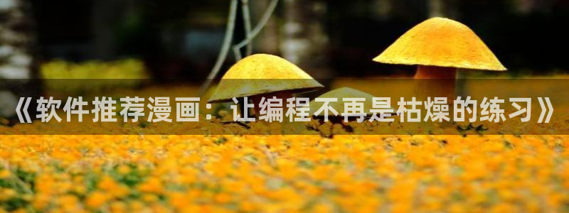 omofun苹果：《软件推荐漫画：让编程不再是枯燥的练习》
